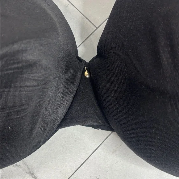 NWOT Cacique Lane Bryant Full Coverage Bra Black Lightly Lined UNDERWIRE 42D - Picture 2 of 10